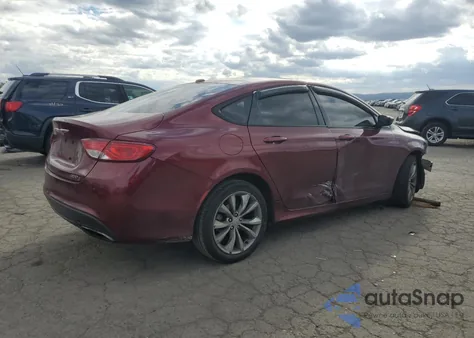 2015 Chrysler 200 S from USA, damaged, VIN 1C3CCCBB0FN749756